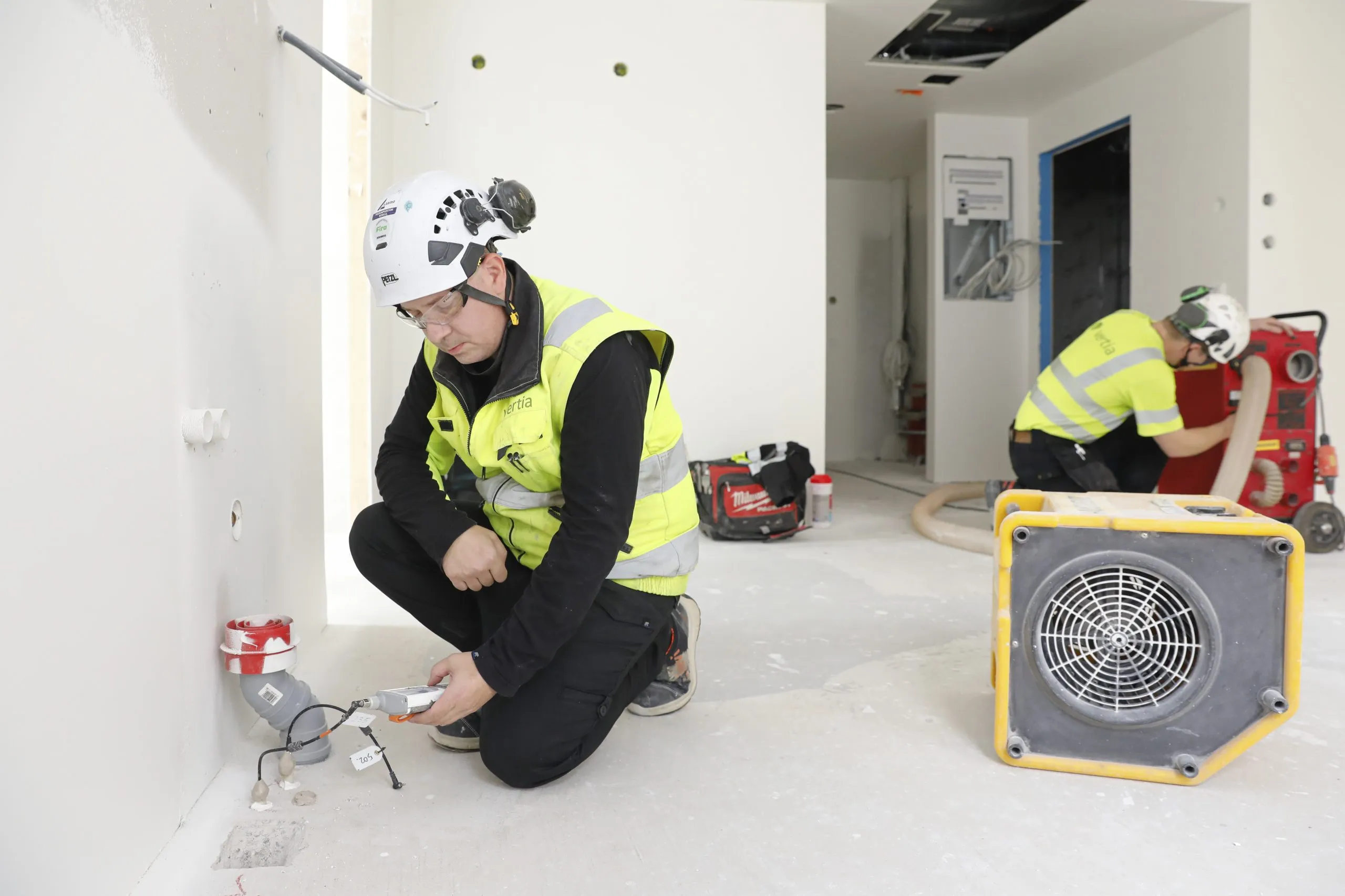 Rakennustyömaan olosuhteet haltuun